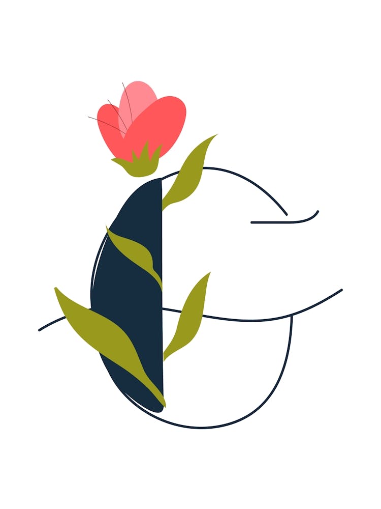 Wohnzimmer Blumenbuchstaben 07