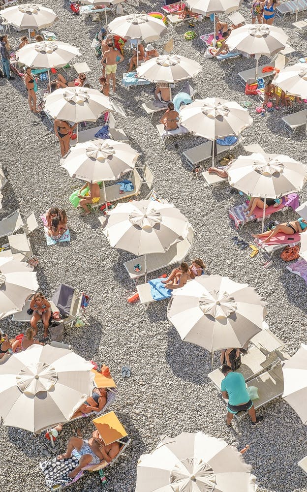 Amalfi Beach Umbrellas