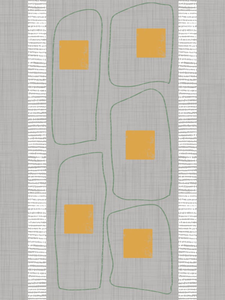 Japandi Frame Lines Soft Grey