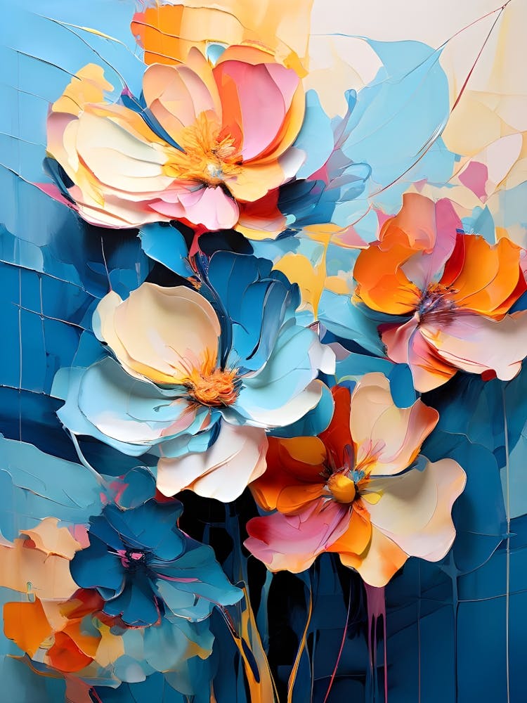 Abstract Flower Painting 25