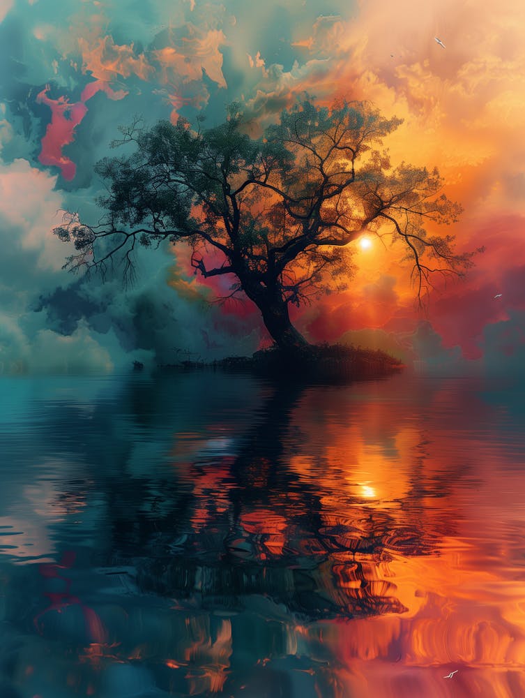 Baum im Wasser
