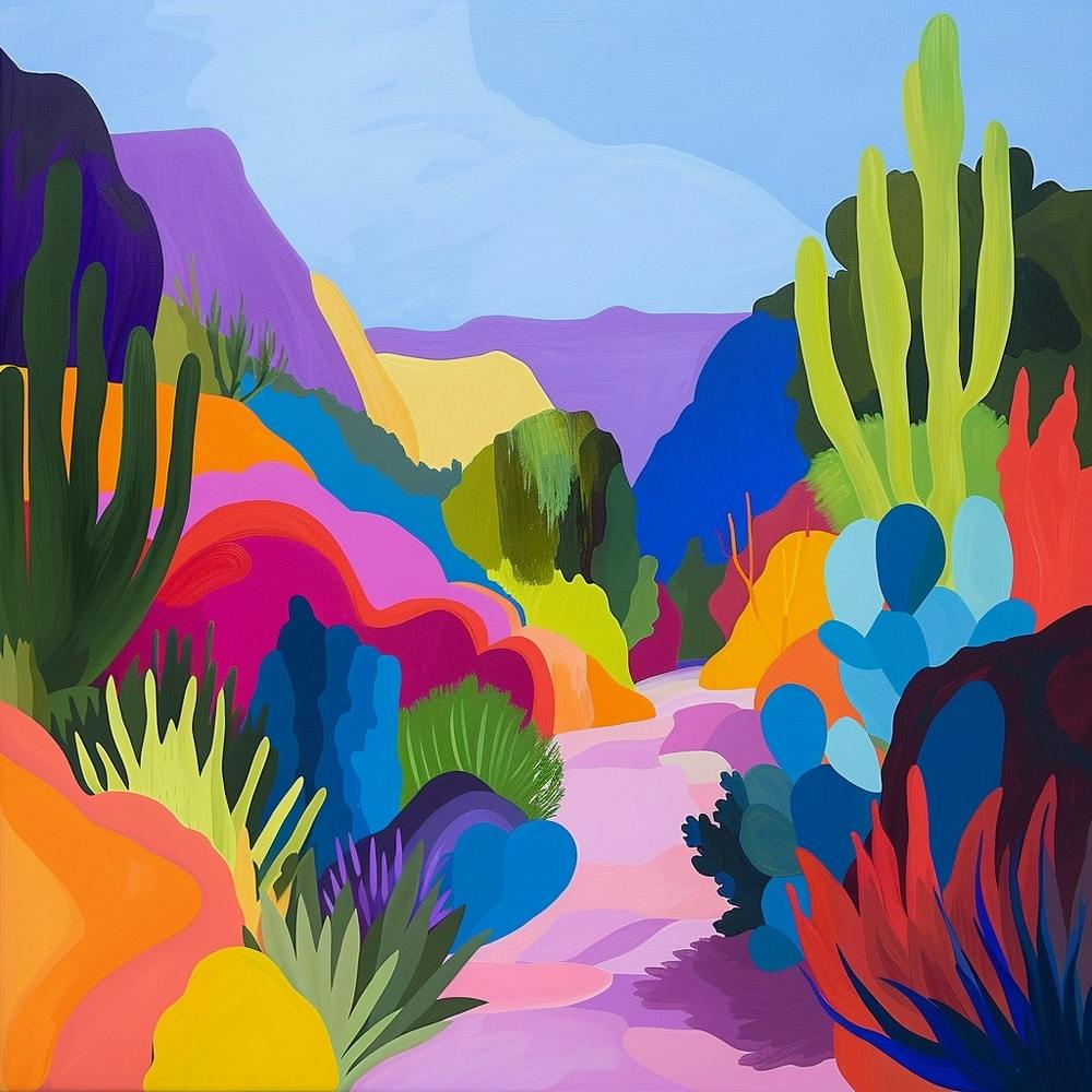 Colourful Gardens Desert Botanical Garden Usa 2