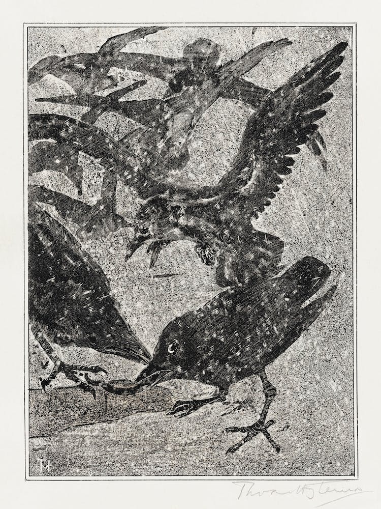 Crows In The Snow (1878–1906), Theo Van Hoytema