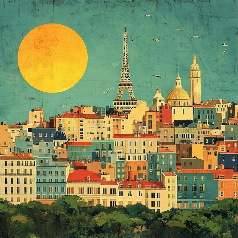 Paris Canvas Print Art