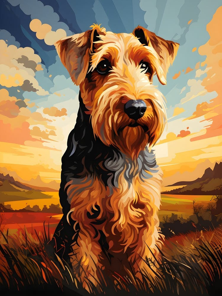 Terrier In The Field