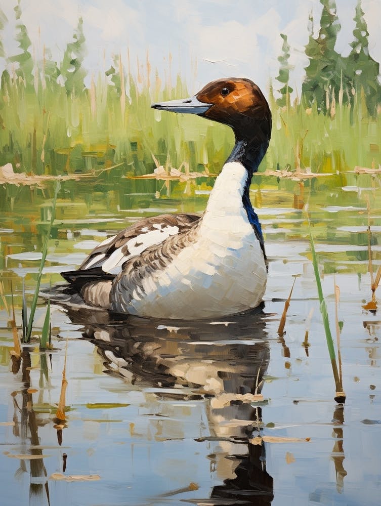 Bird Painting Loon 1