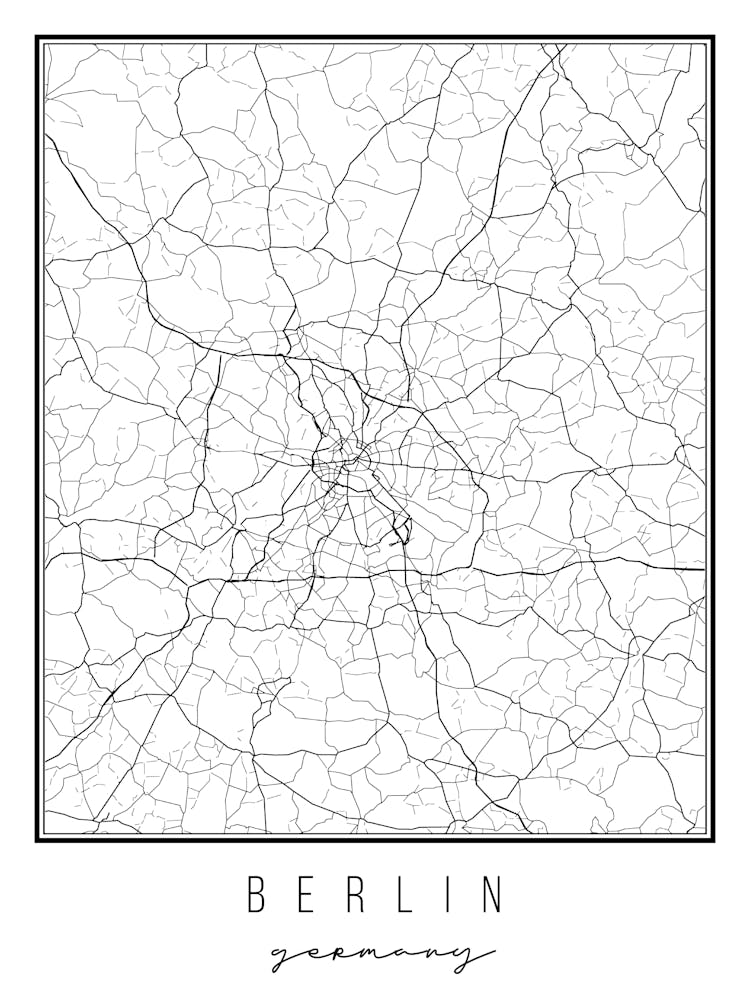 Berlin Germany Street Map
