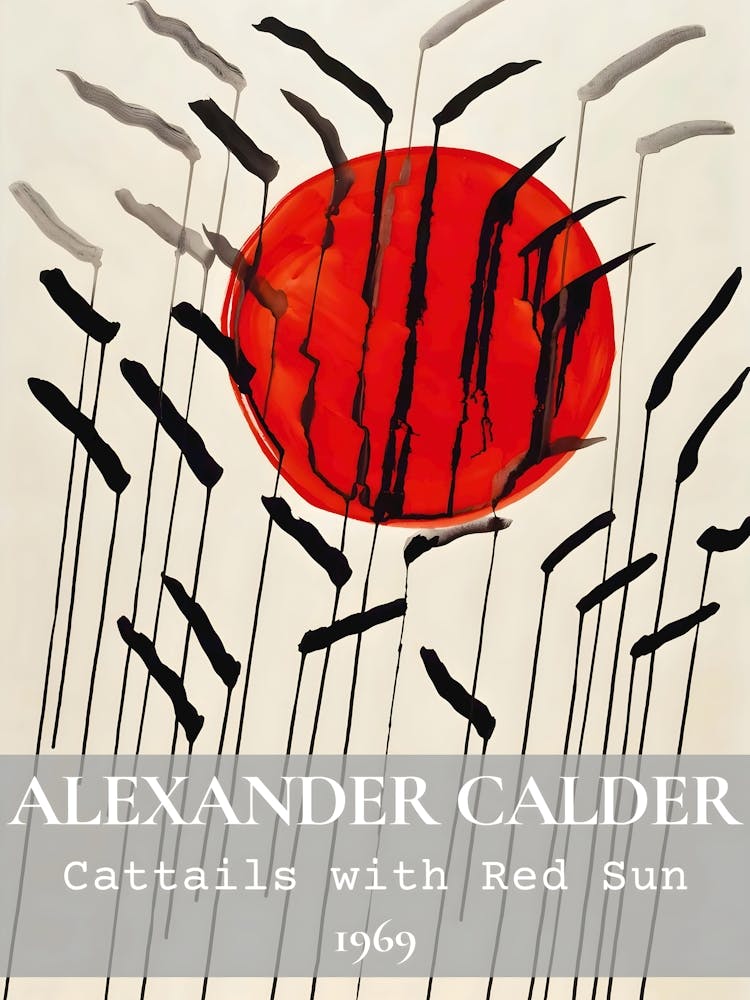 Alexander Calder Centaurs With Red Sun