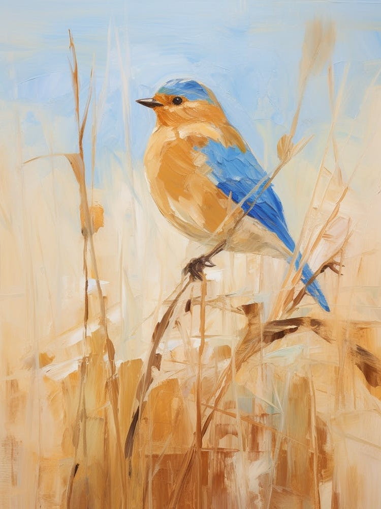 Bird Painting Bluebird 4