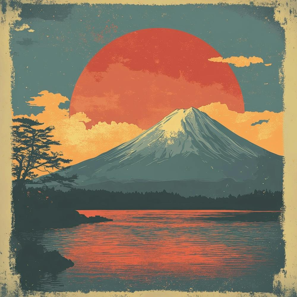Mt Fuji Art