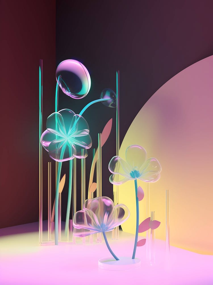 Abstrakte Blume