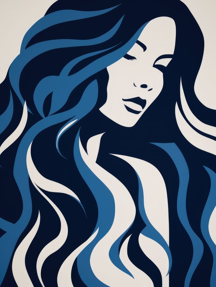 Blue Haired Woman 1