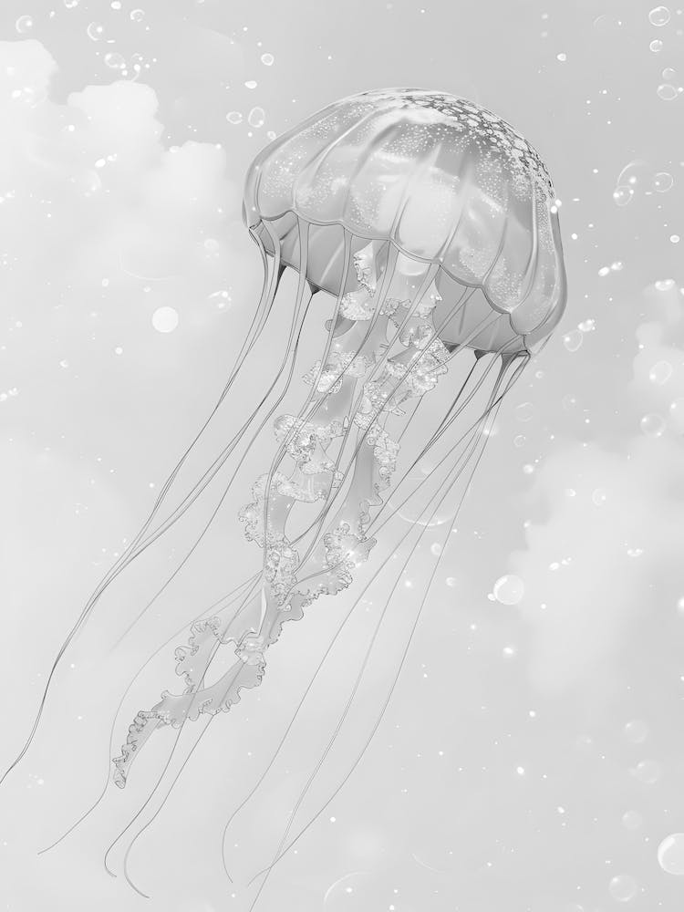 Jellyfish In The Water