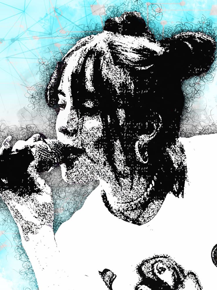 Billie Eilish Kritzelkunst
