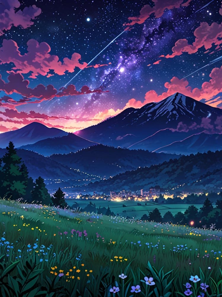 Night Sky Anime aesthetic 25
