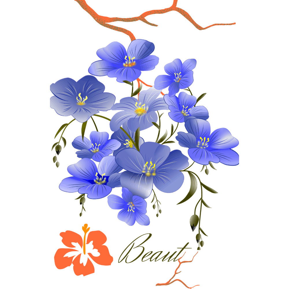 Blue Flowers