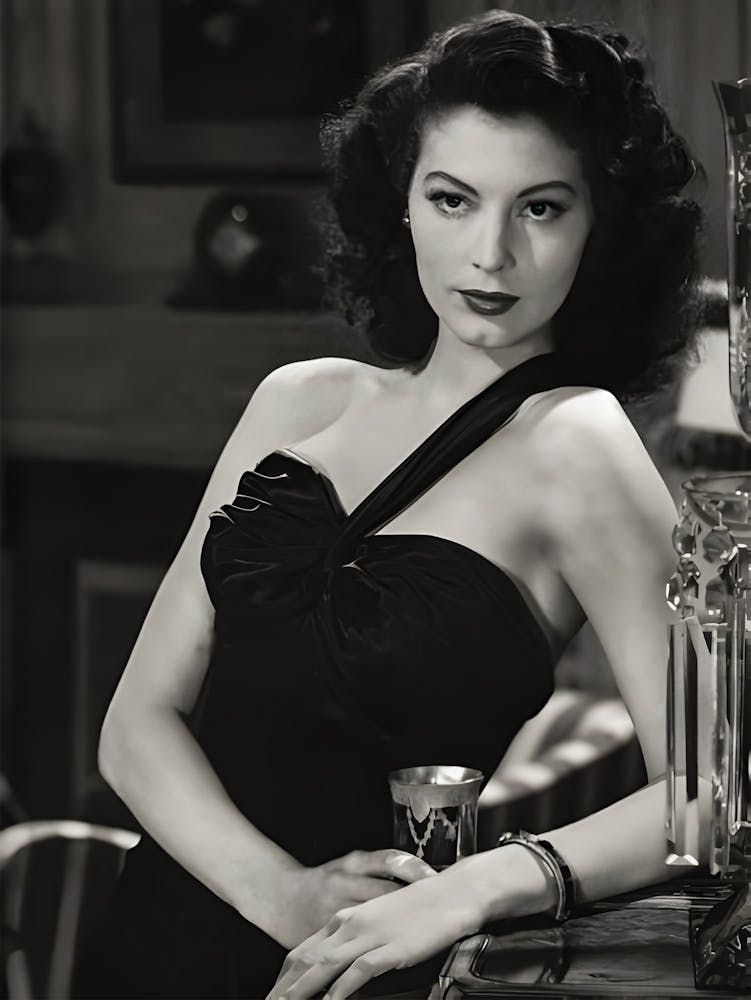 Actress Ava Gardner In A Scene From The Movie The Killers