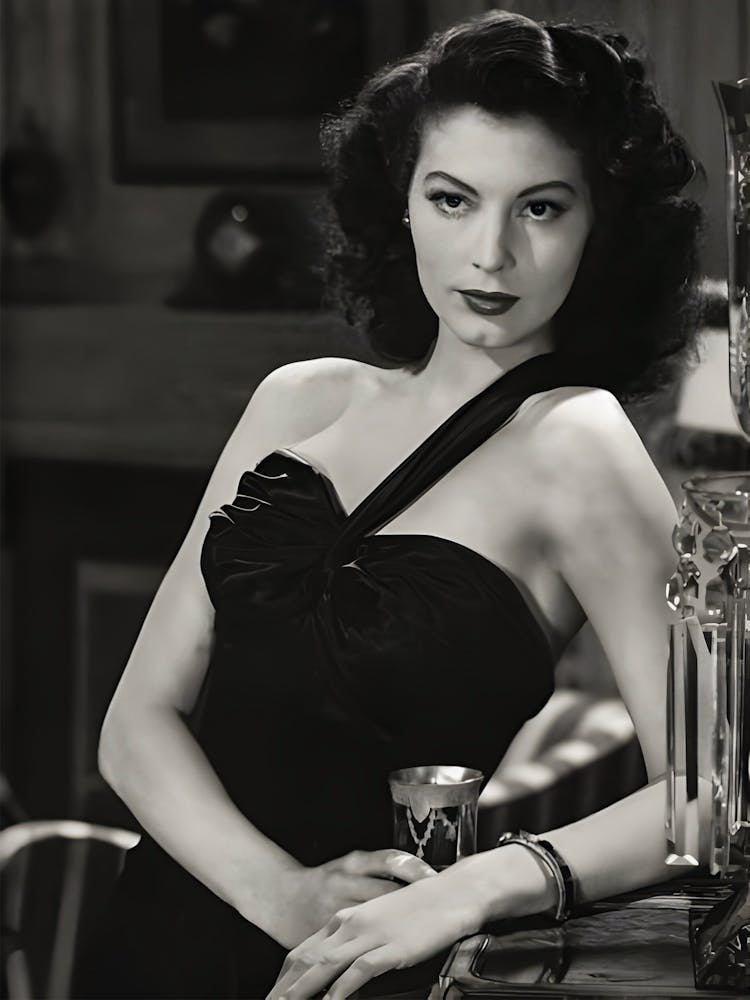 Actress Ava Gardner In A Scene From The Movie The Killers