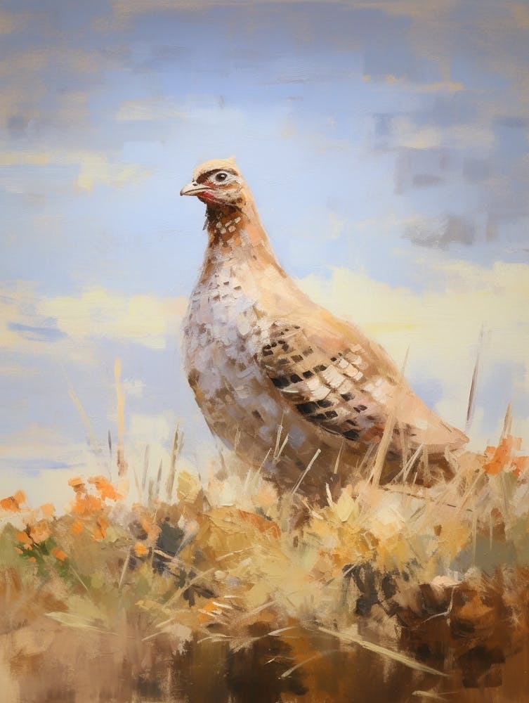Bird Painting Grouse 1