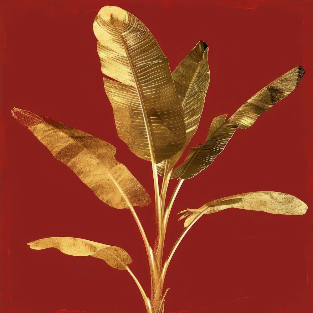 Gold Banana Leaf