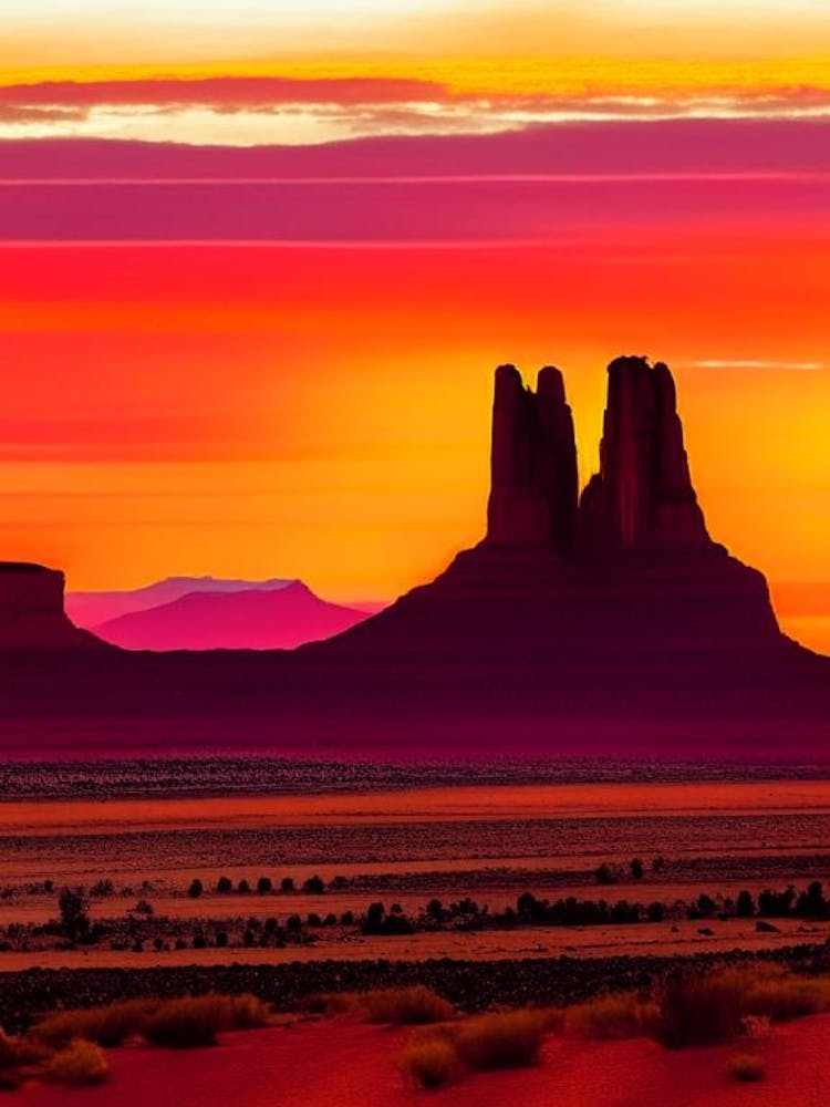The Monument Valley Pop Art