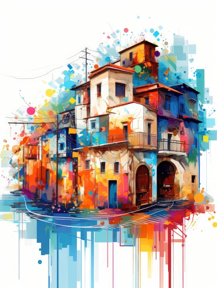 Colorful House Painting