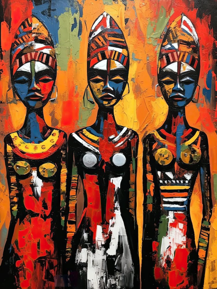 Drei afrikanische Frauen