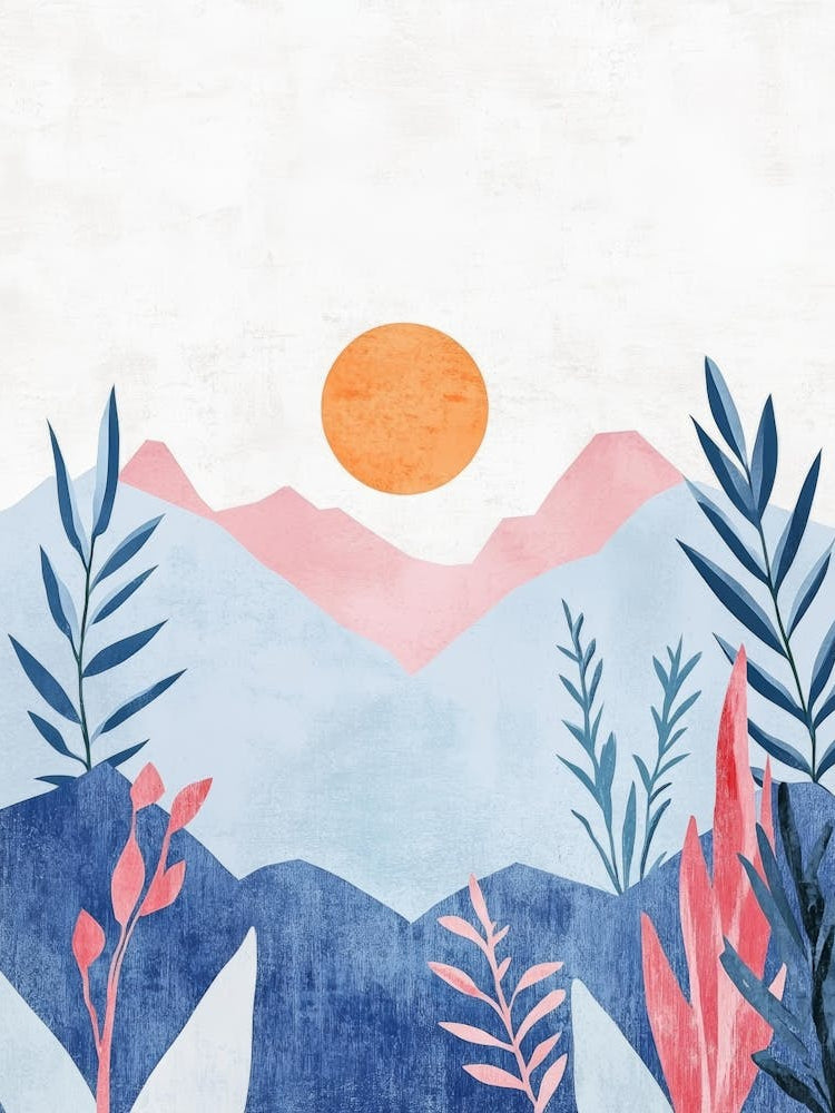 Sunset In The Mountains 102