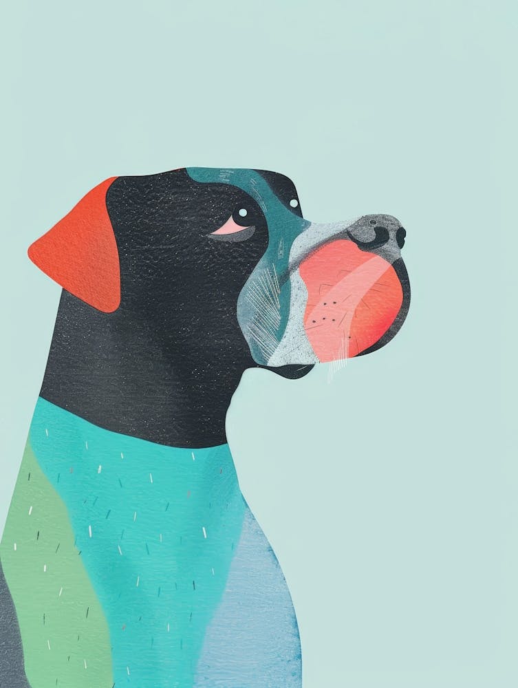 Dog Canvas Print 1