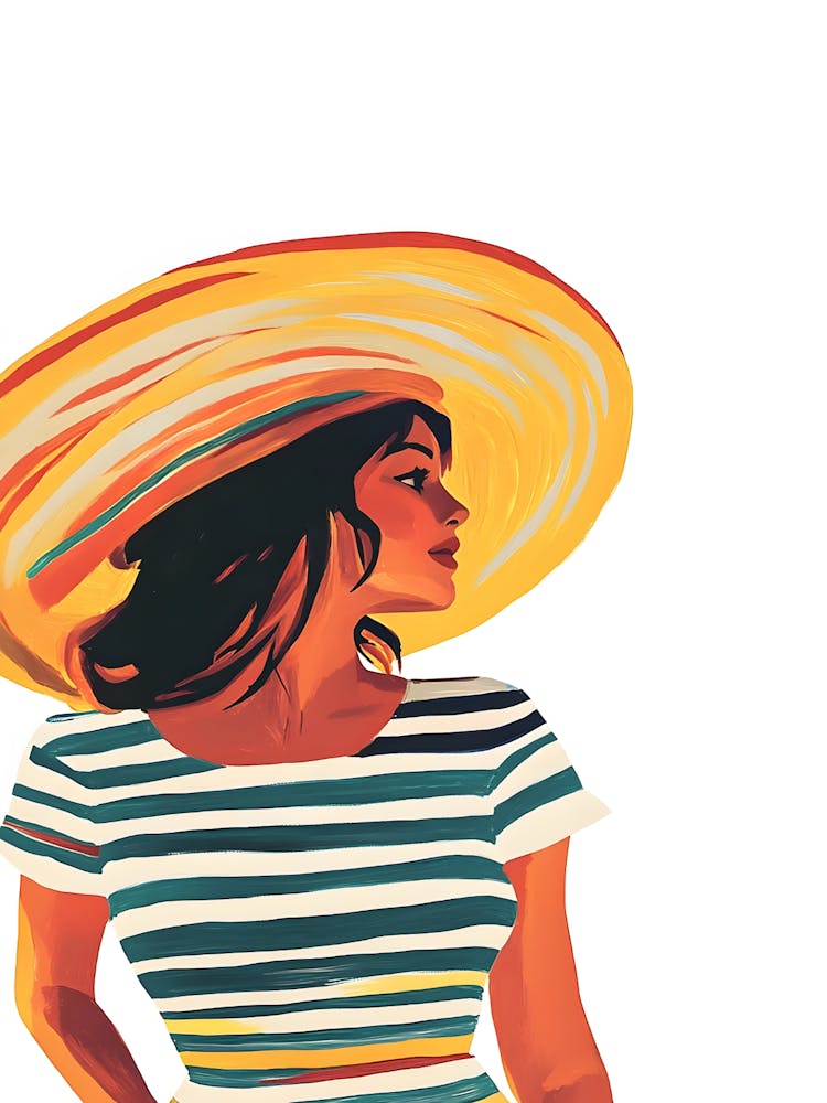 Woman In A Hat 4