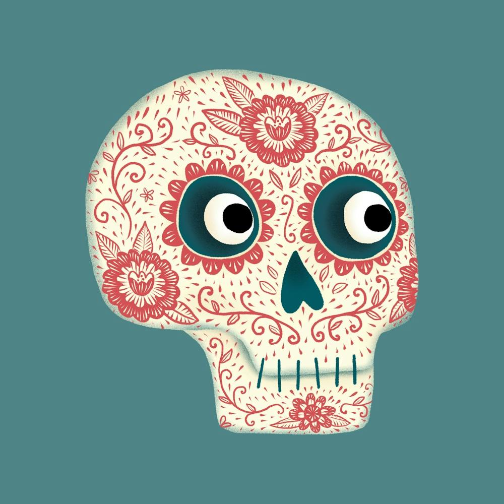 Day Of The Dead Sugar Skull 1