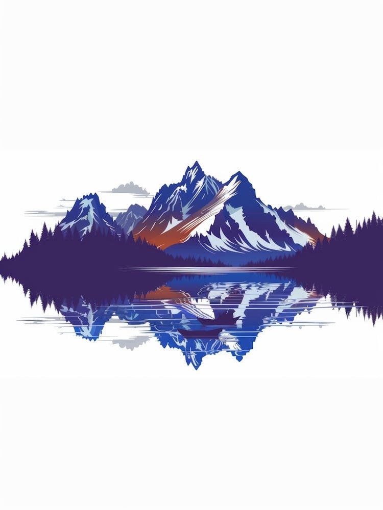 Mountains And Lake