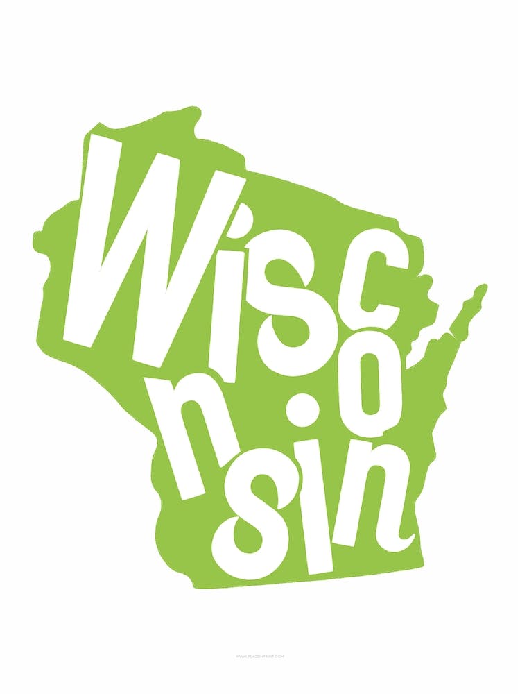 Wisconsin State Typography