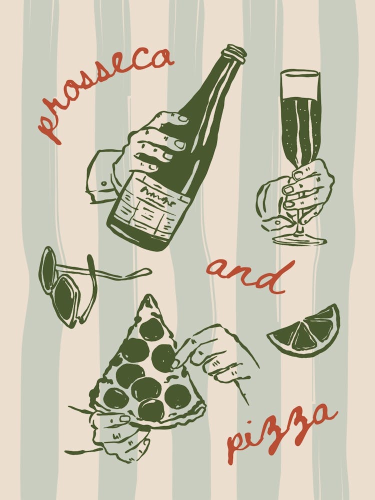 Boho Vacation 11 Prosecco And Pizza