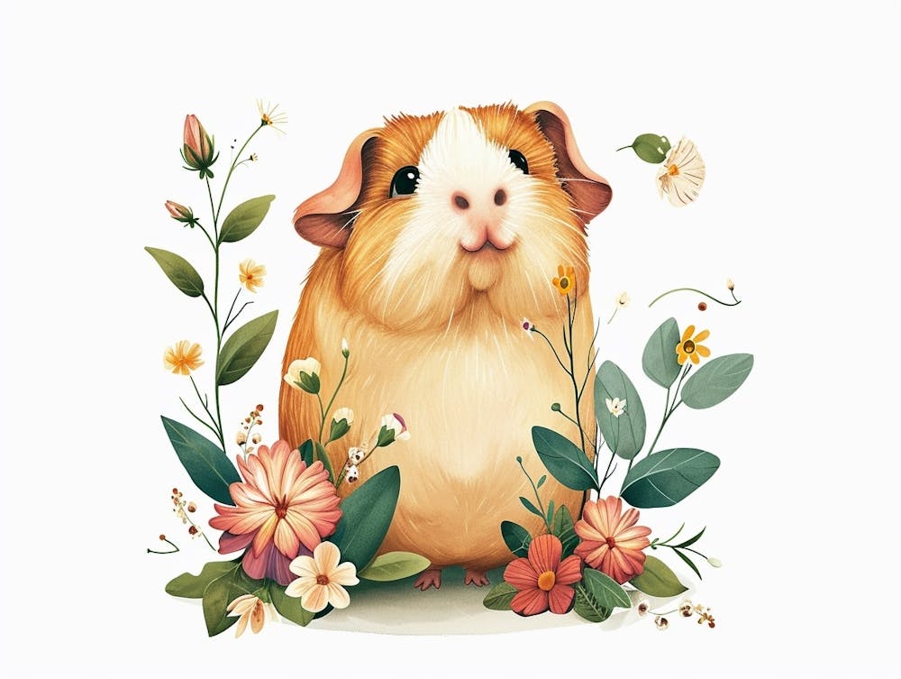 Little Floral Guinea Pig 4