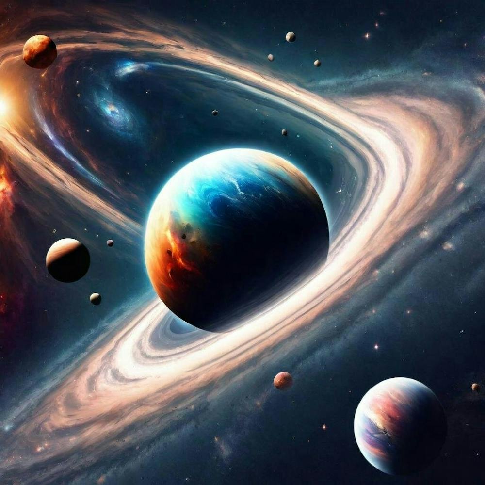 Planeten im Weltraum