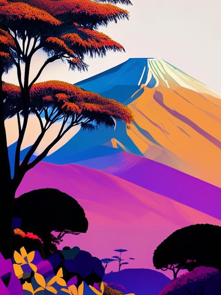 Mount Kilimanjaro National Park Tanzania Pop MatisseII