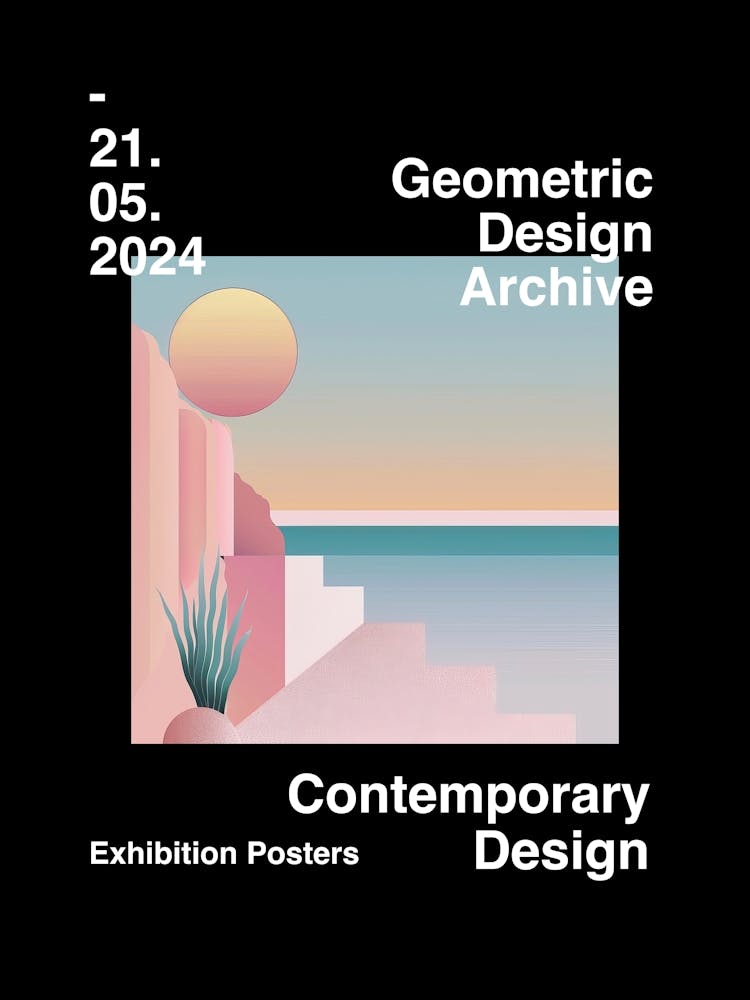 Geometric Design Archive Poster 38