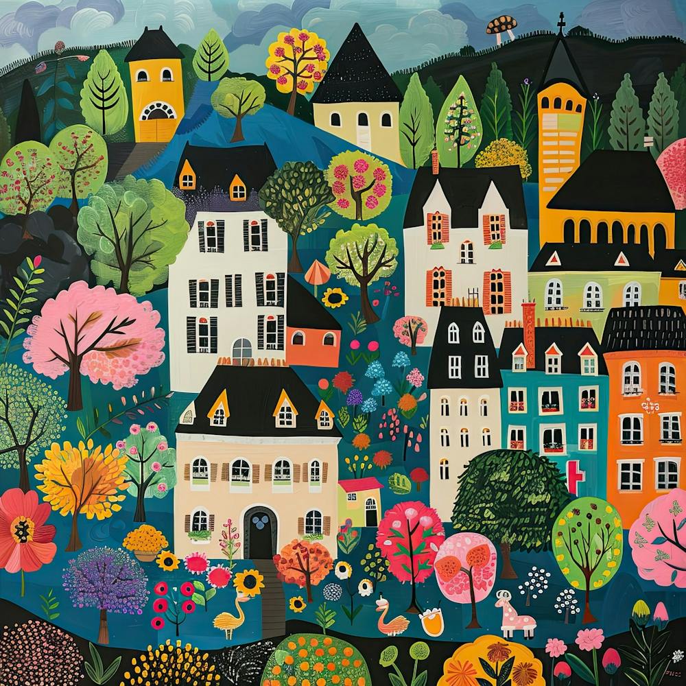 Kids Travel Illustration France 1