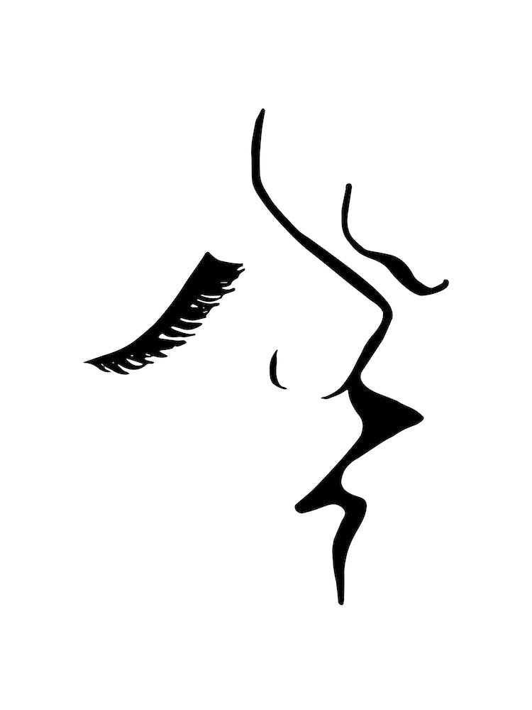 The Kiss 1 Black White