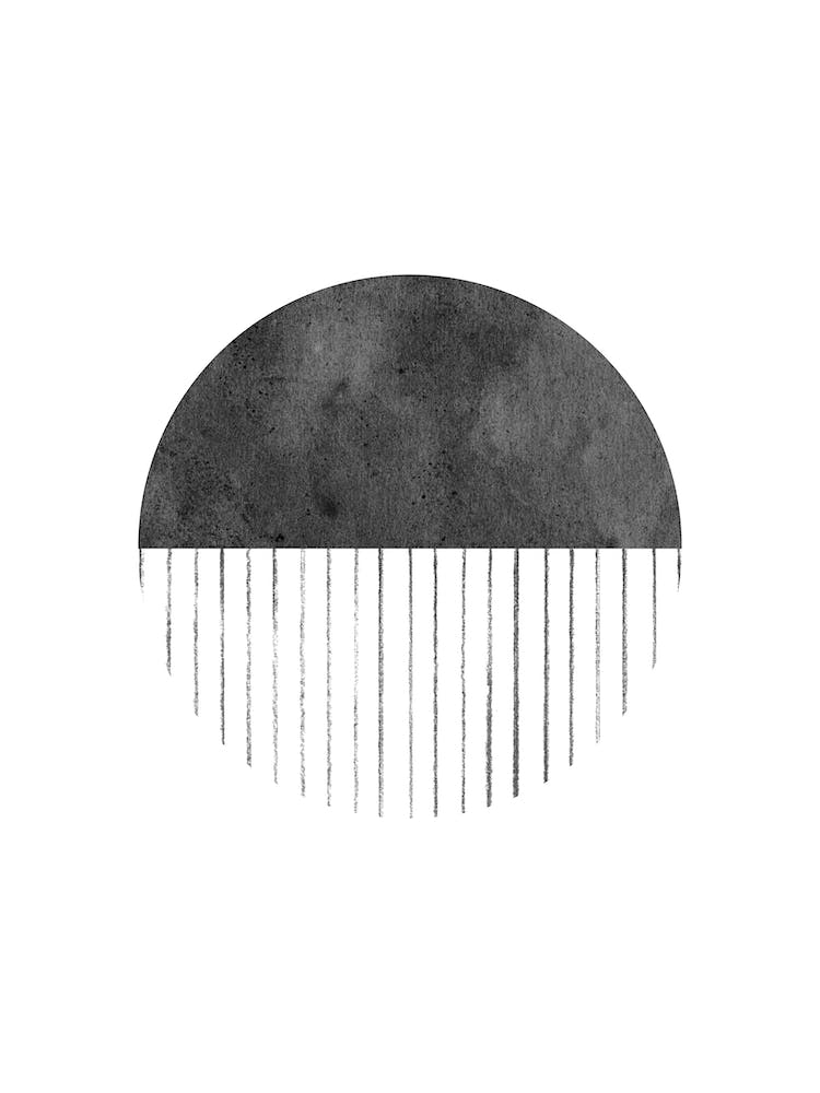 Black abstract shape