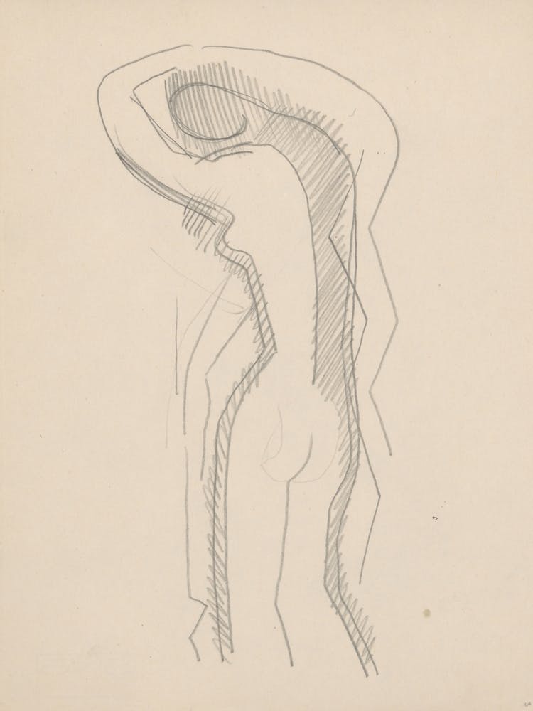 Sketchbook With Various Studio Drawings, Mikuláš Galanda (24)