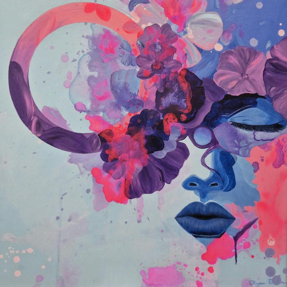 Woman With Flowers