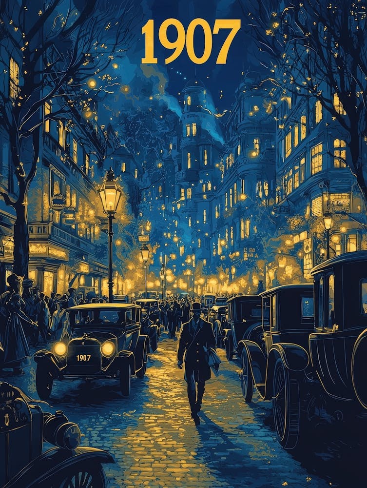 Aihrgdesign A Nostalgic Poster Of A Bustling 1907 City Street 17376e47 E700 48dd Bb18 5e4634707419 1