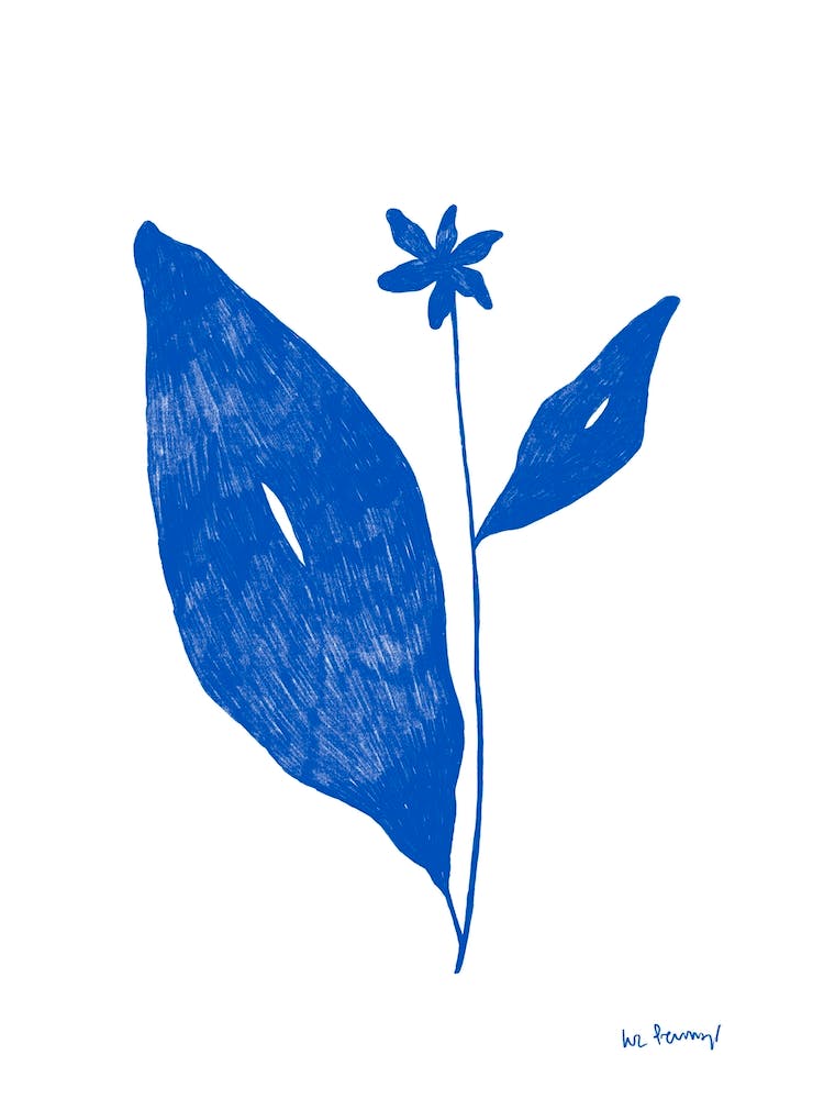 Blue Flower Variations 2