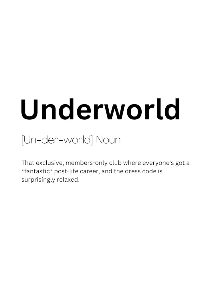 Underworld Definition Meaning