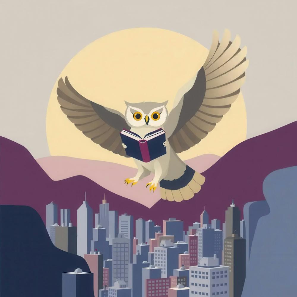 Owl In Flight