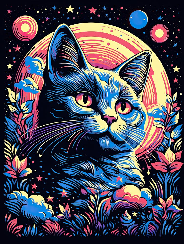 Nebula Whiskermelt, Psychedelic Cats series
