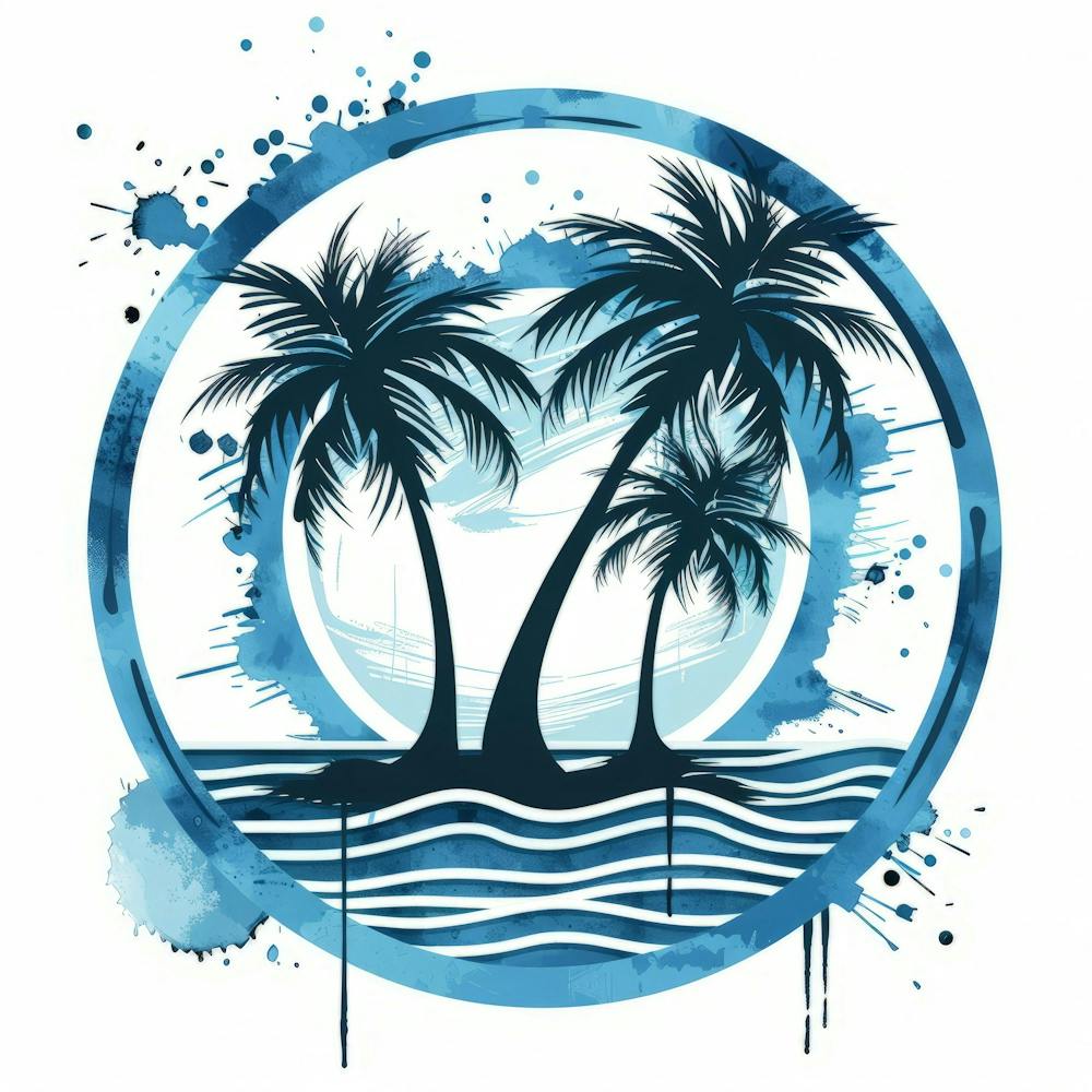 Palm Trees In The Water