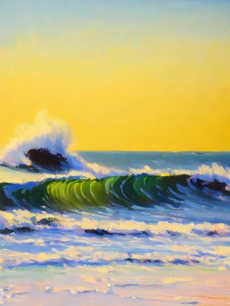 Collaroy Beach, Australia Bright Abstract